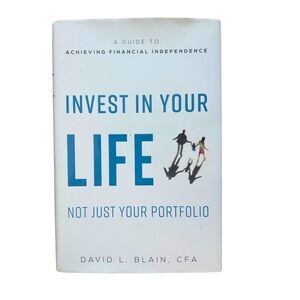 Invest in Your Life-David L. Blain|White & Blue Hardcover|Financial Independence